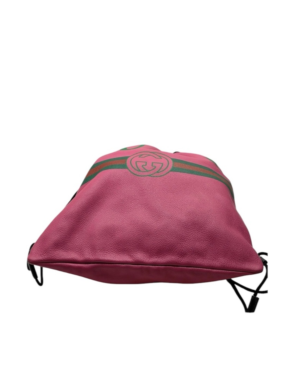 Gucci Web Logo Drawstring Backpack Pink - Picture 6 of 8